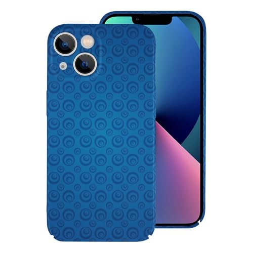 Apple iPhone 13mini 青色 ケース付き Amazon.co.jp: iPhone 13 Miniケース ブルー 円形 水玉 iPhone